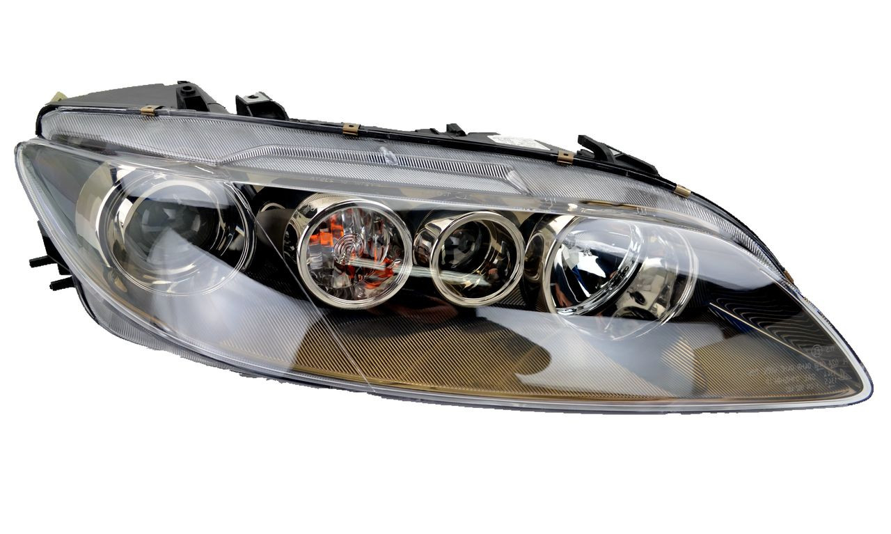 Headlight for Mazda 6 GG/GY 03/2005-11/2007 New Right Front Lamp BLACK 05 06 07