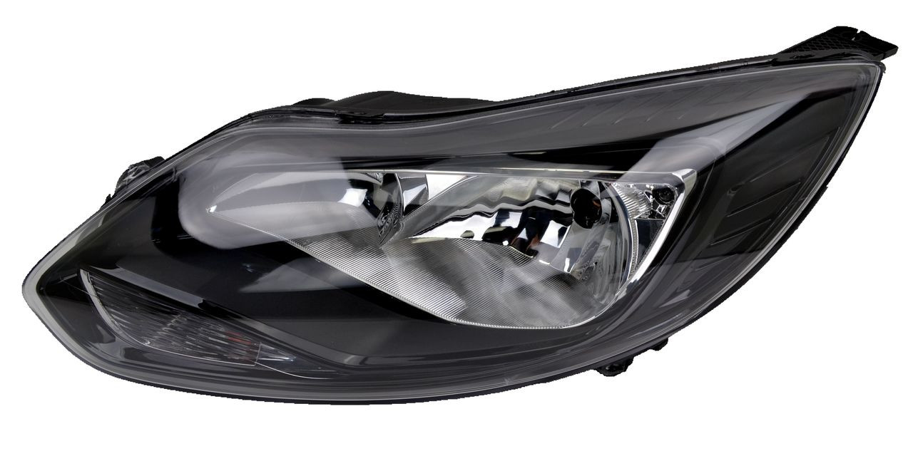 Headlight for Ford Focus LW 04/11-11/14 New Left Lamp BLACK Housing HALOGEN 12 13 14