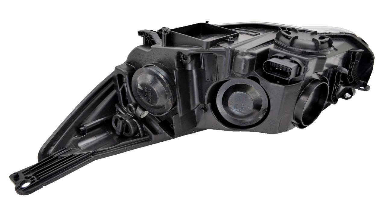 Headlight for Ford Focus LW 04/11-11/14 New Right Lamp BLACK Housing HALOGEN 12 13