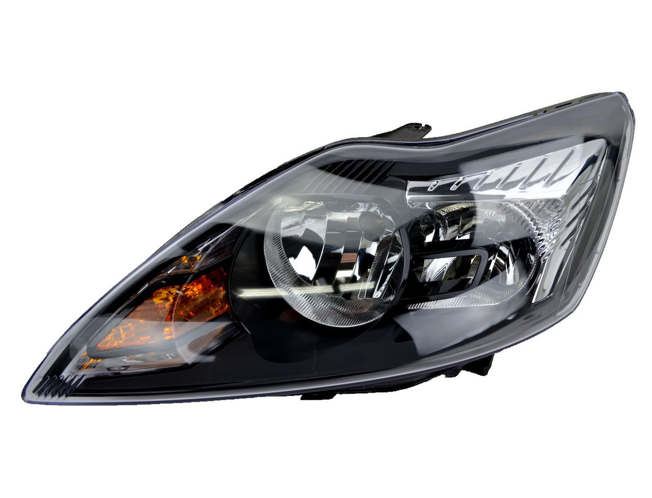 Headlight for Ford Focus LV 03/09-03/11 New Left Front Lamp BLACK Halogen 09 10 11