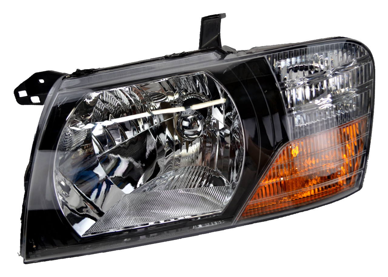 Headlight for Mitsubishi Pajero NM 05/00-10/02 New Left LHS Front Lamp 00 01 Black