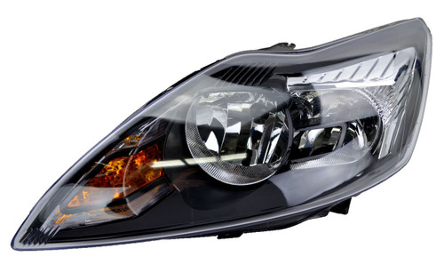 Headlight for Ford Focus LV 03/09-03/11 New Left Front Lamp BLACK Halogen 09 10 11