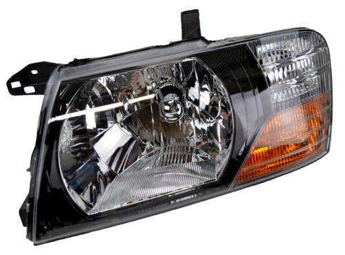 Headlight for Mitsubishi Pajero NM 05/00-10/02 New Left LHS Front Lamp 00 01 Black