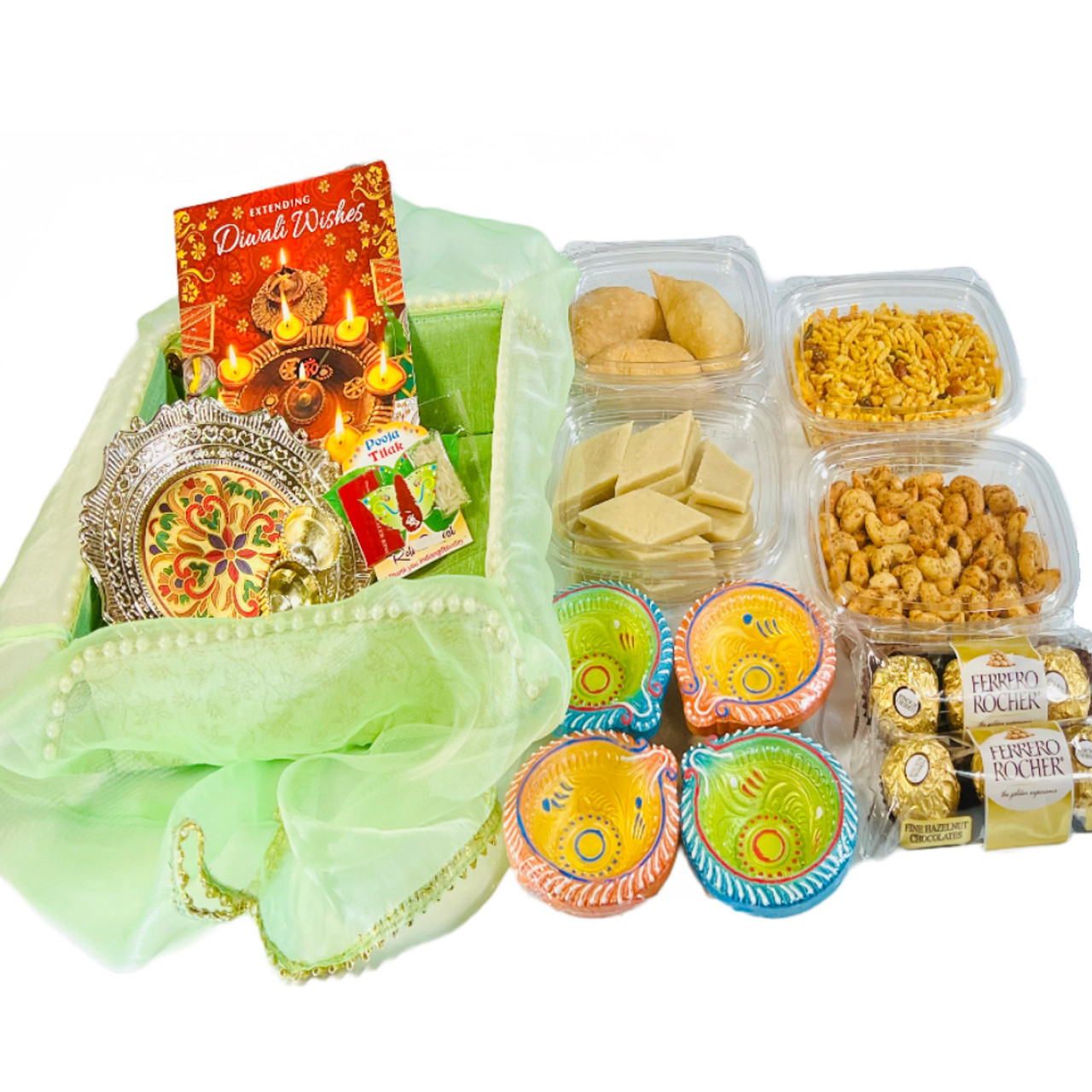 Buy haldirams assortment rakhi gift basket in Delhi, Free Shipping -  DelhiOnlineFlorists