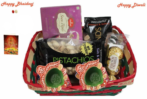 Remarkable Sweet N Savory Gift Hamper for Diwali to Indore, India