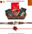 Rakhi Gift Hamper - Lindt Lindor, Almonds and Pistachios with 1 Adult, 1 Kids Rakhi