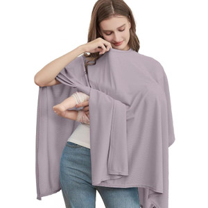 Cooling Knit Nursing Cover for Baby Breastfeeding, Cozy Swaddle, Breat