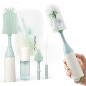 Momcozy Bottle Brush Kit, Innovative Push-Press Design for Better Clea