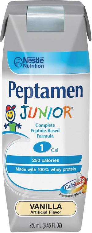 Peptamen Junior 9871616252 Complete Peptide-Based Formula, Vanilla, 25