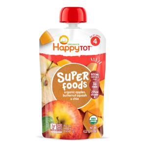 Happy Family Tots Apple and Butternut Squash, 4.22 oz