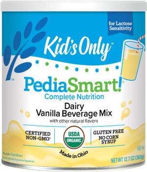 PediaSmart Dairy Vanilla Complete Nutrition Beverage Powder Mix, Non G