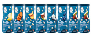 Gerber Puffs VPs Variation (Strawberry Apple,Banana,Sweet Potato,Peach