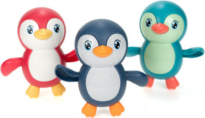 DUCKBOXX XX Bath Toys Wind up Backstroke Swimming Penguins for Kids 18