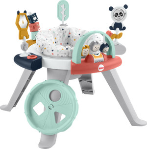 Fisher-Price Baby to Toddler Toy 3-in-1 Spin & Sort Activity Center an