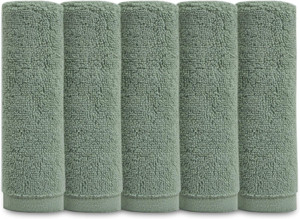 Natemia Organic Baby Washcloths - 10"x10" Baby Washcloths for Newborn,
