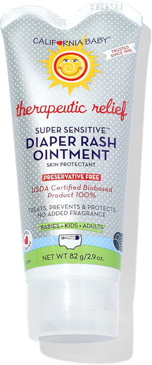 California Baby Super Sensitive Unscented Diaper Rash Cream | Zinc Oxi