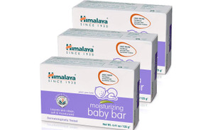 Himalaya Moisturizing Baby Bar, Mild and Moisturizing Bar Soap for Bab