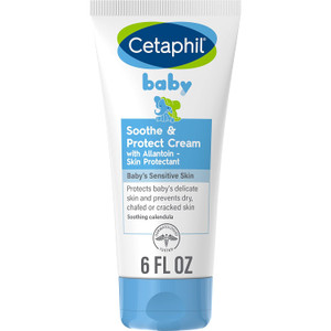 Cetaphil Baby Soothe & Protect Cream with Allantoin Skin Protectant, 6