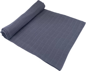 Premium Cotton Muslin Swaddle Blankets for New Born Boys Girls (Charcoal)
