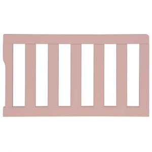 Convertible Crib Toddler Guard Rail in Dusty Pink, Converts Cribs to Toddler Beds, Solid Wood Construction