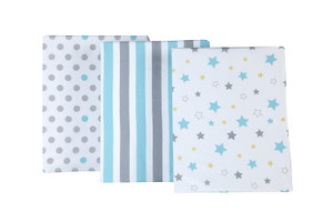 Little Bedding by NoJo Twinkle Twinkle 3 Piece Crib Sheets
