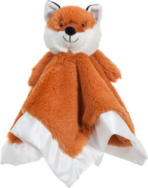 Apricot Lamb Stuffed Animals Yellow Fox Soft Security Blanket Infant Nursery Character Blanket Luxury Snuggler Plush Bab