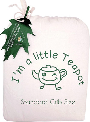 Organic Cotton Crib Mattress Pad - Standard Size Organic Crib Mattress Protector - Waterproof Baby Crib Mattress Cover -