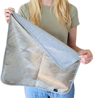 EMF Protection for Cell Phone - EMF Blanket Blocker with Faraday Fabric for Radiation Protection While Using Your Laptop