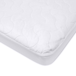 American Baby Company Waterproof Fitted Porta/Mini Crib Mattress Protector, Quilted and Noiseless Mini Crib Pad Cover, W