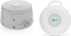 Marpac All-Natural White Noise Sound Machine Home and Away Bundle , Gray