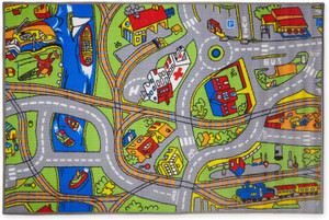 DII Play Rug Educational Area Rug for Kids, Babt, Toddler, 40x60, Perfect Carpet for Children Bedroom, Playroom, Nursery