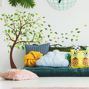 Large Wall Stickers for Living Room,Giant Tree Wall Decor Stickers for Bedroom Removable Vinyl Sticker,Mural Art Decor B
