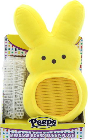 Animal Adventure 11.5" PEEPS Bunny Message Board Yellow