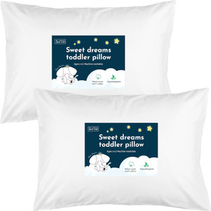 My Little North Star Cotton Toddler Pillow Set (2 Pack) - 13x18 Soft 100% Cotton Pillows for Toddler & Kids - Washable B