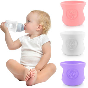 3/4 Pack Silicone Sleeve for Philips Avent Glass Bottle,Anti Breakage