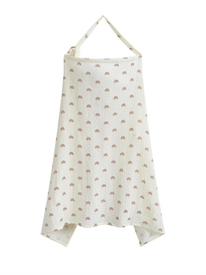 Muslin Nursing Cover for Baby Breastfeeding, Breathable Soft Breastfee