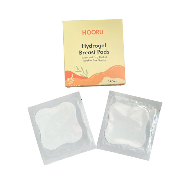 Hydrogel Breast Pads - Instant and Cooling Sore Nipple Relief from Bre