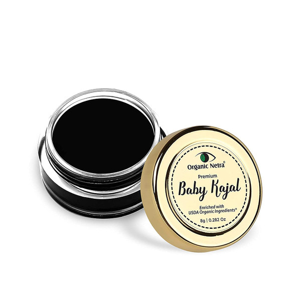 Organic Netra Baby Kajal - 100% Natural, Enriched With Certified Organ