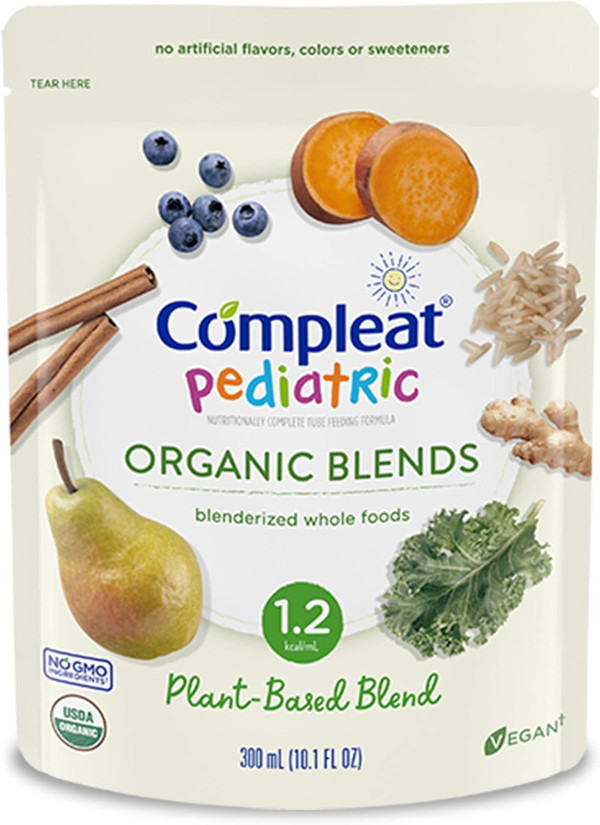 Compleat Pediatric Organic Blends Plant Based, 10.1 fl oz Pouch, 24 Co