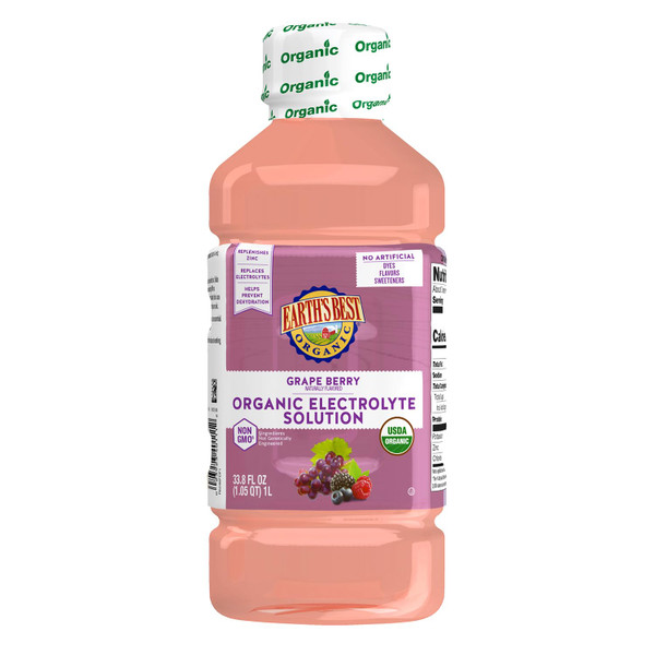 Earth's Best Organic Toddler Drink, Organic Electrolyte Solution for C