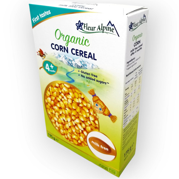 Fleur Alpine Corn Cereal 175g for Babies from 5 months From Germany Ne
