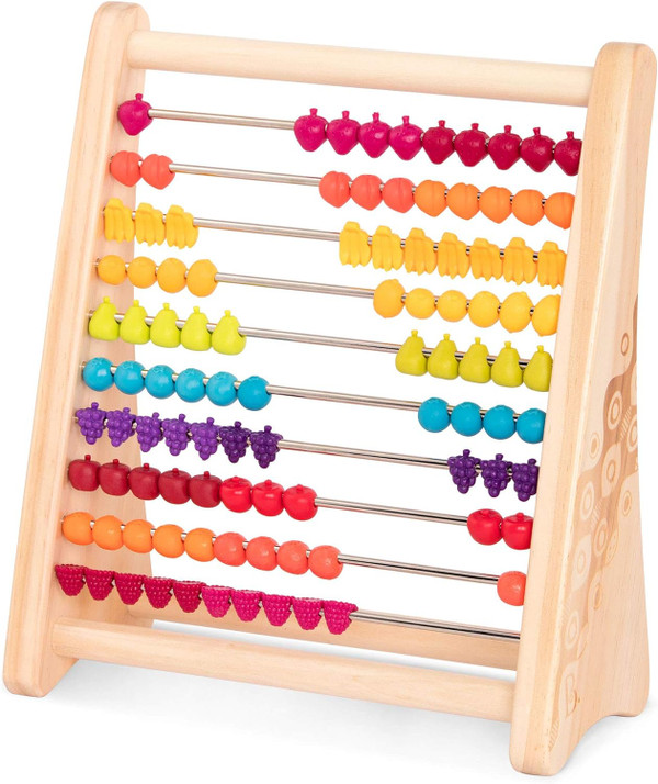 B. toys- Two-Ty Fruity!- Wooden Abacus for Kids- Developmental Learnin