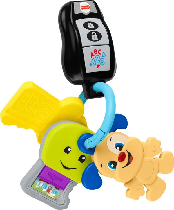 Fisher-Price Baby & Toddler Toy Laugh & Learn Play & Go Keys with Ligh