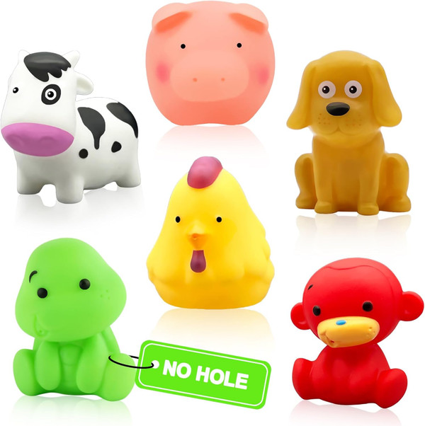 Bath Toys for Kids 1-3 2-4 - No Hole Infant Baby Bath Toys for 6-12-18