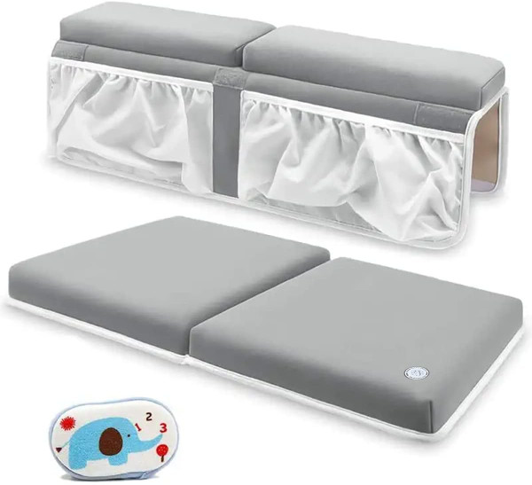 Baby Bath Kneeler & Elbow Rest Set | Thick Non-Slip Cushion Bath Kneel