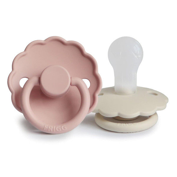 FRIGG Daisy SilkySoft Silicone Baby Pacifier | Made in Denmark | BPA-F