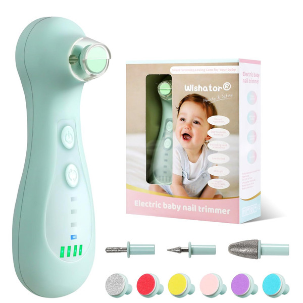 Baby Nail File Electric Rechargeable, Baby Nail Trimmer Electric with