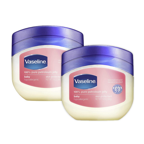Vaseline, 100% Pure Petroleum Jelly Baby, Dermatologist Recommended, H