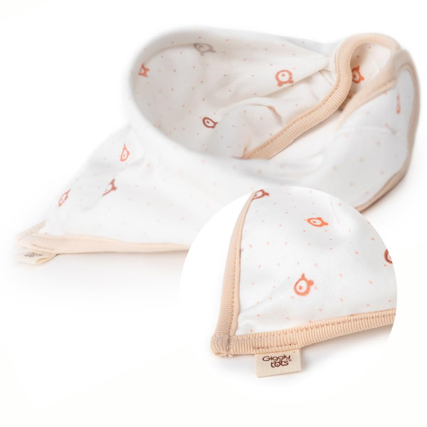 GigglyTots® Innovative Pacifier Holder Bib│Stop Pacifier From Falling