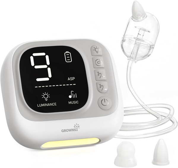 GROWNSY Nasal Aspirator for Baby, Hospital Grade Baby Nose Sucker, Ele